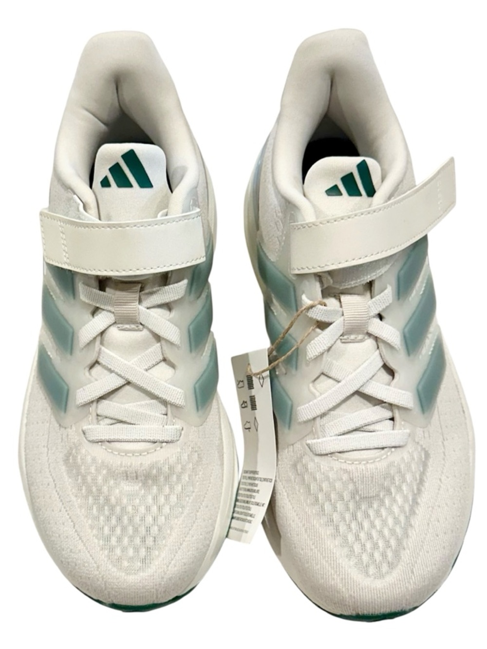 NWT adidas Girl’s UltraRun 5 Grey and Green Sneakers - Size: 2.5 - Picture 7 of 9